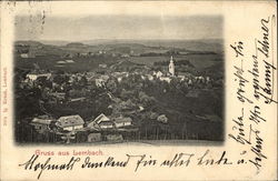 View of Town Postcard