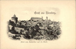 View of the City Nuremburg, Germany Postcard Postcard