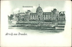 Kunstakademie Dresden, Germany Postcard Postcard