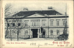 Villa Graf Attems-Gilleis Baden bei Wien, Austria Postcard Postcard