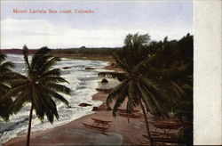 Mount Lavinia Sea Coast Postcard