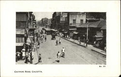 Chitpore Road, Calcutta. No. 20 India Postcard Postcard