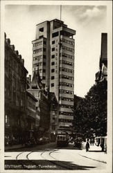 Tagblatt - Turmhaus Stuttgart, Germany Postcard Postcard