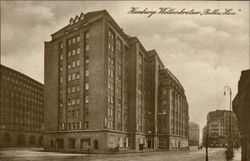 Skyscraper "Ballin Haus" Hamburg, Germany Postcard Postcard