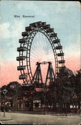 Riesenrad Vienna, Austria Postcard Postcard