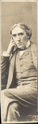 Sir Henry Irving - Bookmark Postcard Authors & Writers Postcard Postcard