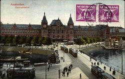 Central Station Amsterdam, Netherlands Benelux Countries Postcard Postcard