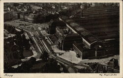 Aerial View Leipzig, Germany Postcard Postcard