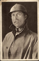 S. M. le Roi Albert au front (1914-1918) / Z. M. Koning Albert aan het front (1914-1918) World War I Postcard Postcard