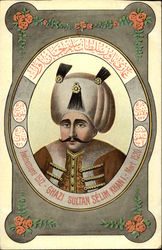 Ghazi Sultan Selim Khan I Royalty Postcard Postcard