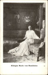 Queen Marie of Romania Royalty Postcard Postcard