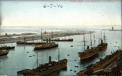 Canal and Ships Postcard