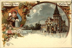 Lowenbraukeller Postcard