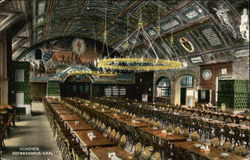 Hofbrauhaus-Saal Munich, Germany Postcard Postcard