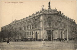 Banco de Espana Madrid, Spain Postcard Postcard