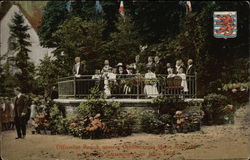 Offizieller Besuch unserer Grossherzogin Marie Adelheid in Vianden (Luxembourg) im Jabre 1911 Postcard