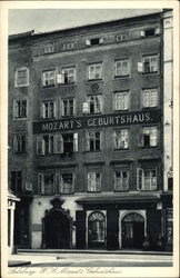 W. A. Mozart's Birthplace Postcard