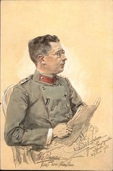 Army General Postcard