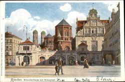 Kunstlerhaus mit Synagoge Munich, Germany Postcard Postcard