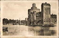 Eckernförde, Fischerei- Schutzhafen mit Silo Germany Postcard Postcard