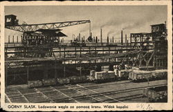 Loading Coal Trucks - Upper Silesia Postcard