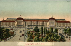 Hauptbahnhof Leipzig, Germany Postcard Postcard