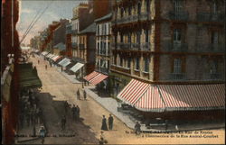 Rue de Nantes - Intersection with Rue Amiral-Courbet Postcard