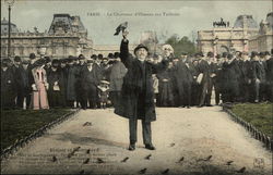 Le Charmeur d'Oiseaux aux Tuileries Postcard