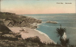 Pink Bay Bermuda Postcard Postcard