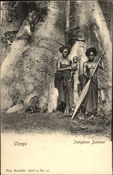 Congo - Indigènes Batekes Postcard Postcard