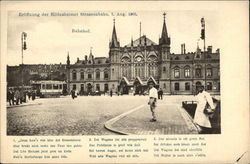 Hildesheim Strassenbahn (street-car) Grand opening Germany Postcard Postcard