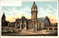 Hauptbahnhof Cologne, Germany Postcard Postcard