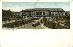 Bahnhof Postcard