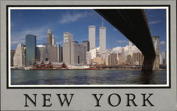 Brooklyn Bridge - Lower Manhattan Postcard