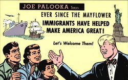 Joe Palooka Says: Social History Postcard Postcard