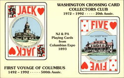 Washington Crossing Card Collectors Club Post Card Clubs & Collecting Postcard Postcard