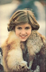 Carrie Fisher Actors Postcard Postcard