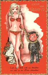 Gruss Vom Krampus Postcard