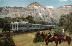 The Denver Zephyr, The Burlington Route Postcard