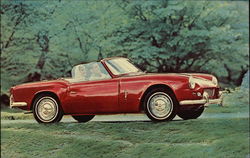 The Triumph Spitfire Cars Postcard Postcard