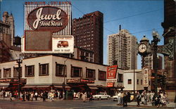 Walgreen's at Randolph and State Chicago, IL Postcard Postcard