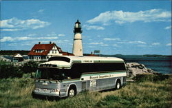 The Maine Line Buses Postcard Postcard