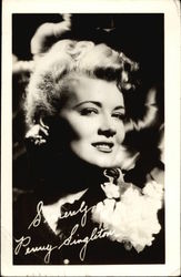 Signed Photograph of Penny Singleton Actresses Postcard Postcard