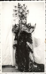 Woman in an Oreintal Costume Postcard