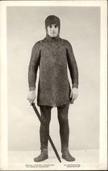 Man in Chain Mail, XIV Century Men Postcard Postcard