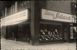 Ladislav Sedláček - Storefront Czech Republic Eastern Europe Postcard Postcard