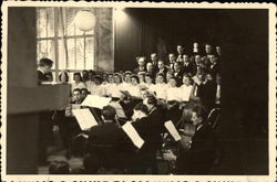 Choral Ensemble and Musicians Postcard Postcard