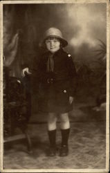 A Young Boy Scout Postcard