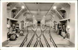 Ferry "Deutschland" - Car Deck Postcard