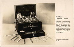 The Science Museum - Faraday's Chemical Cabinet London, England Postcard Postcard